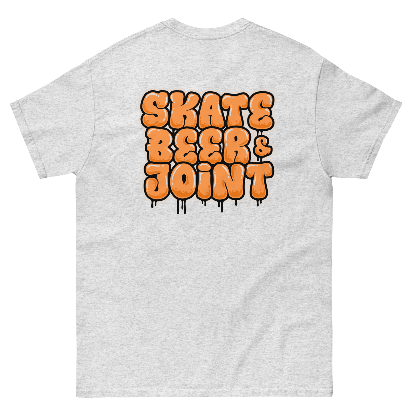 SKATE, BEER AND JOINT (Orange Graffiti)