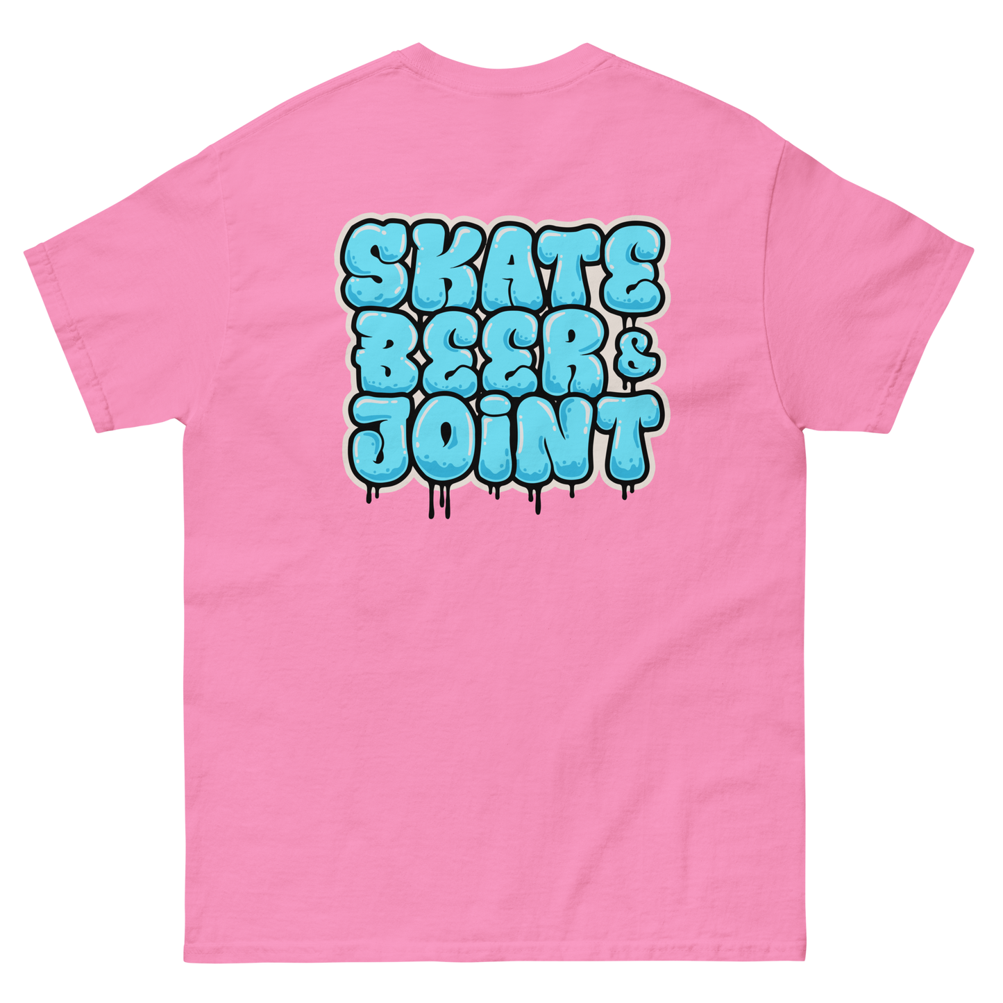 SKATE, BEER AND JOINT (Blue Graffiti)