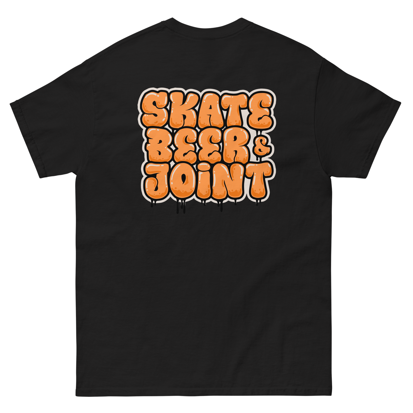 SKATE, BEER AND JOINT (Orange Graffiti)