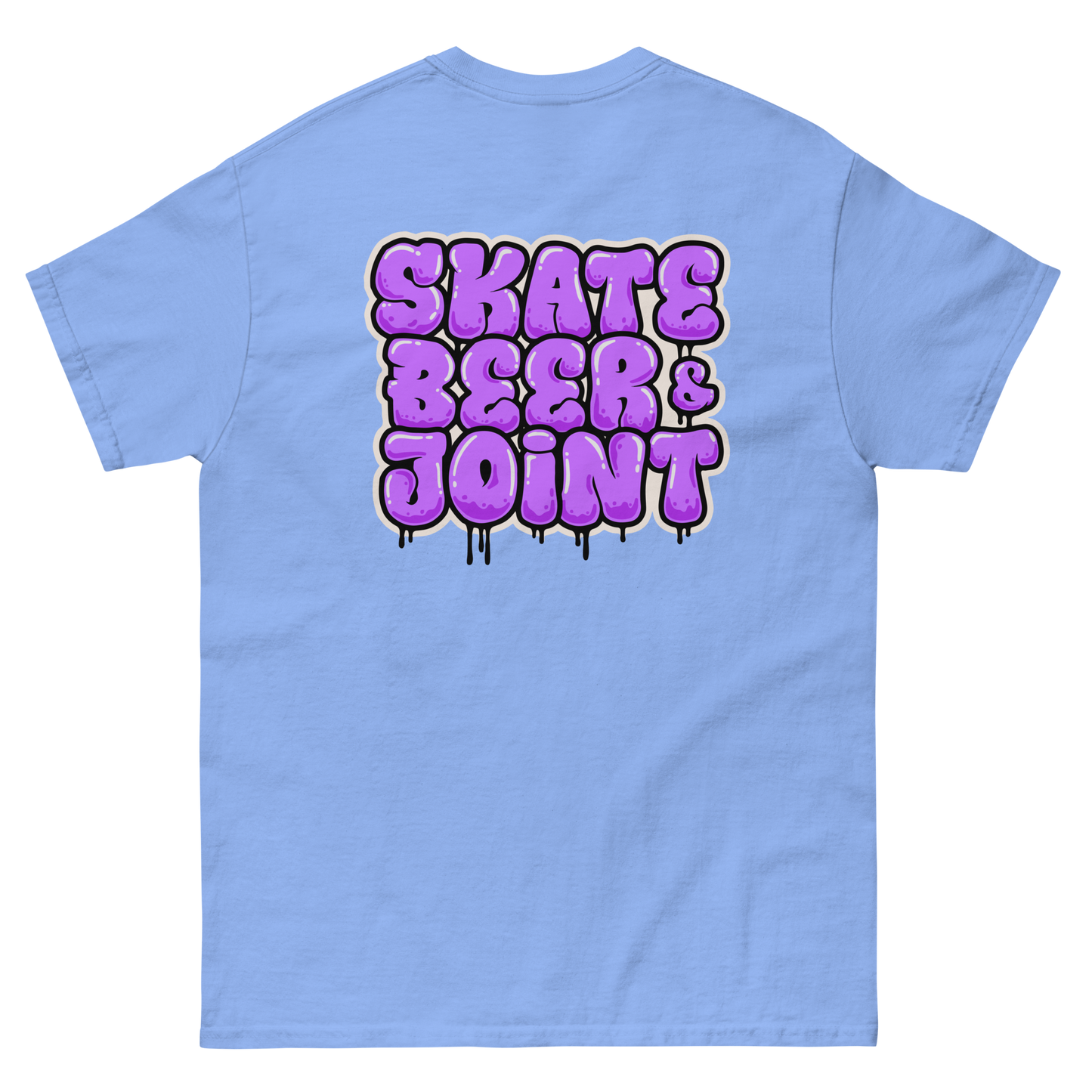 SKATE, BEER AND JOINT (Purple Graffiti)