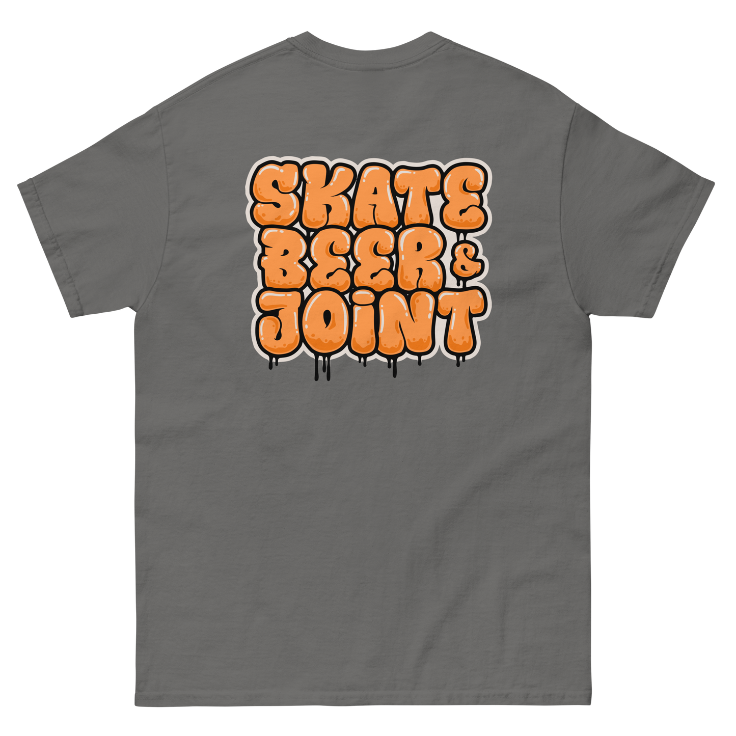 SKATE, BEER AND JOINT (Orange Graffiti)