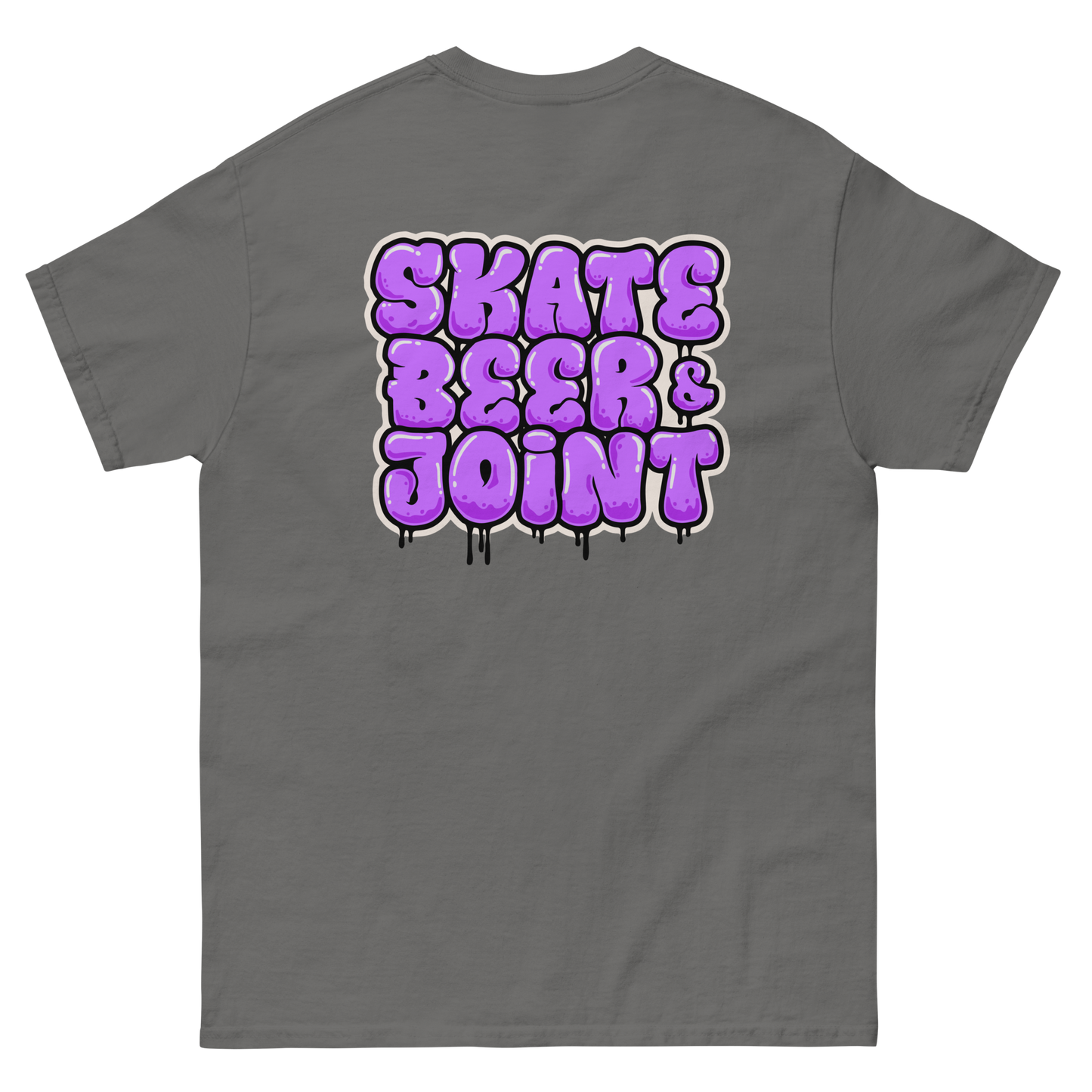 SKATE, BEER AND JOINT (Purple Graffiti)