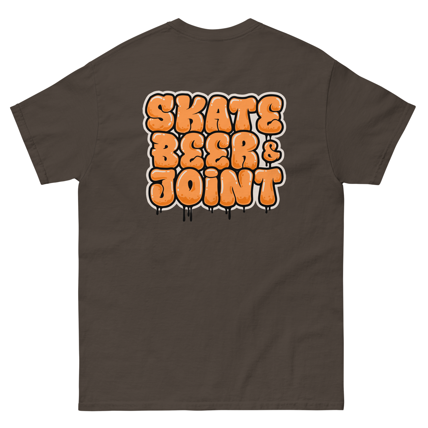 SKATE, BEER AND JOINT (Orange Graffiti)