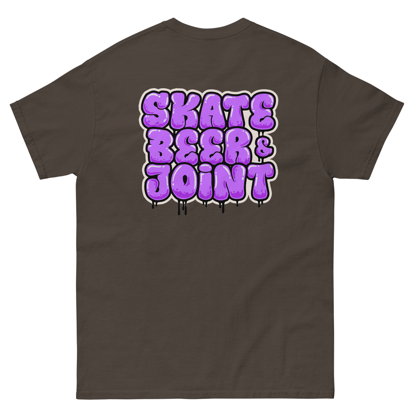 SKATE, BEER AND JOINT (Purple Graffiti)