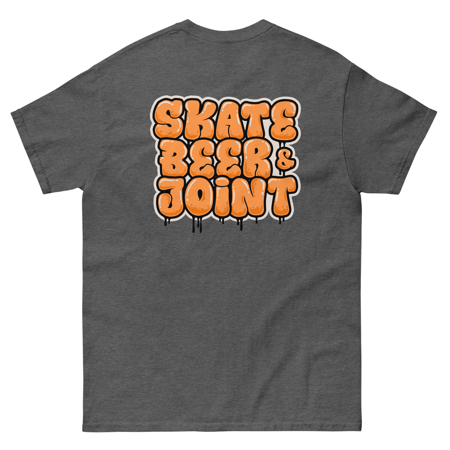 SKATE, BEER AND JOINT (Orange Graffiti)