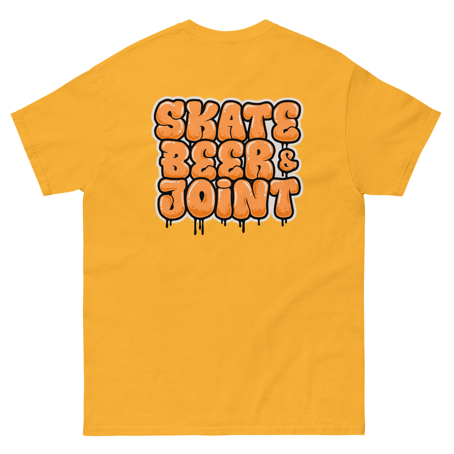 SKATE, BEER AND JOINT (Orange Graffiti)