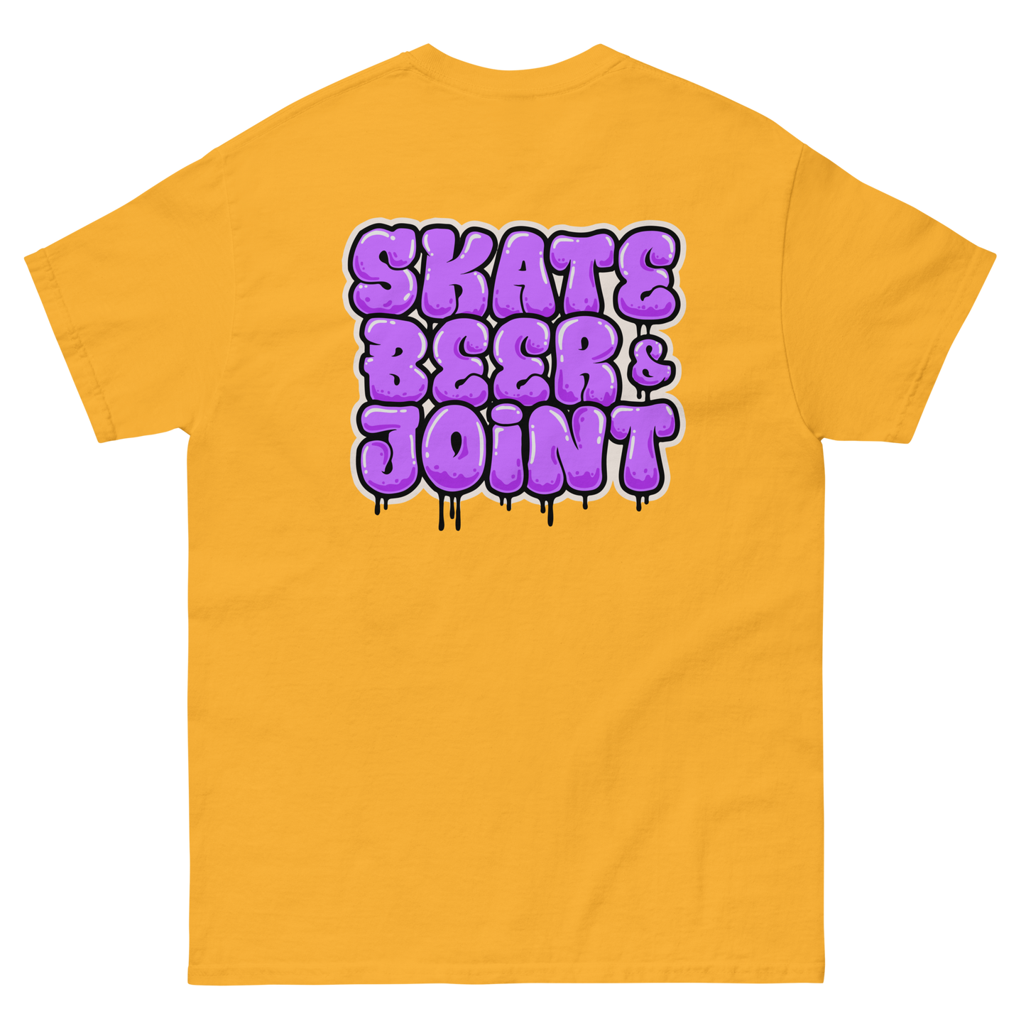 SKATE, BEER AND JOINT (Purple Graffiti)