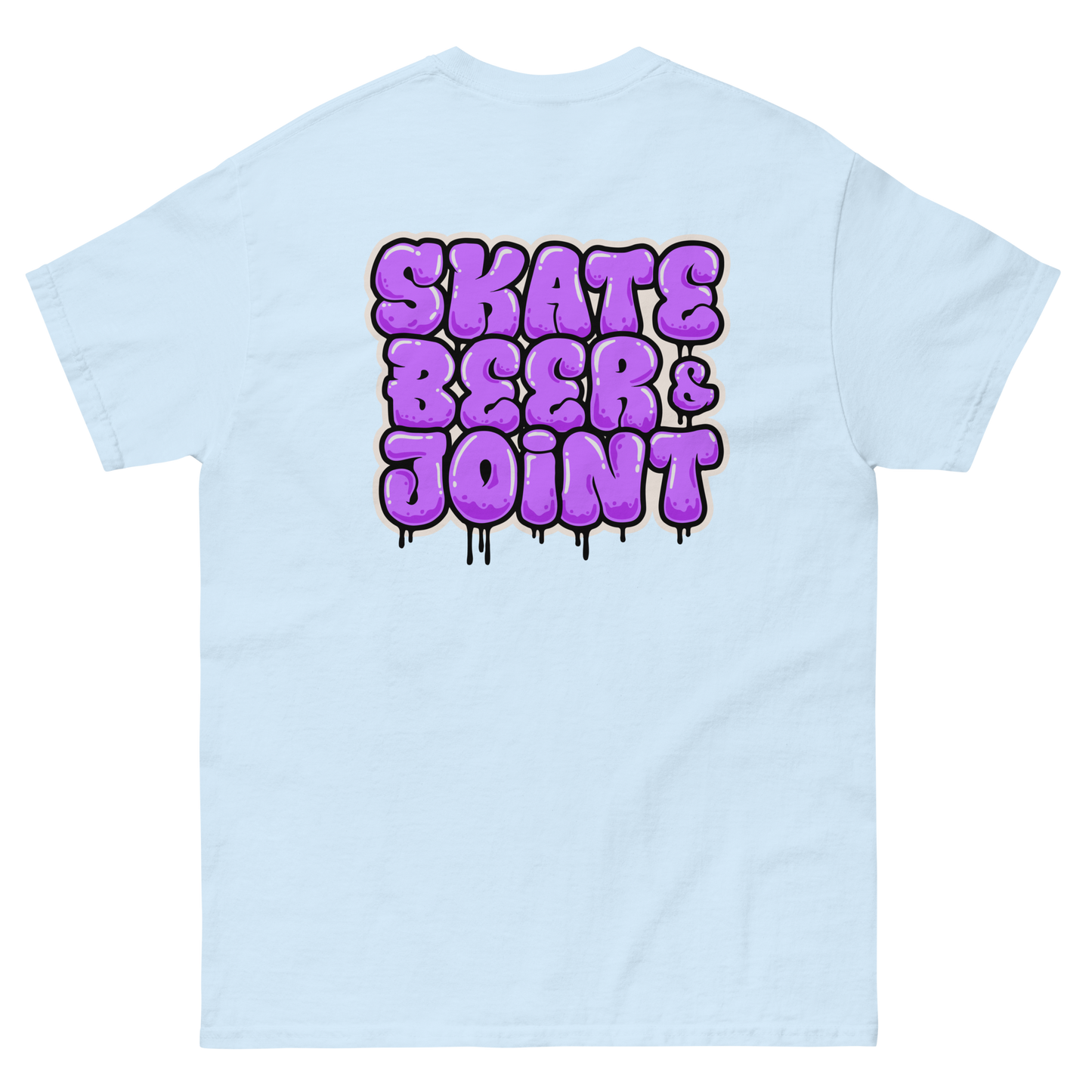 SKATE, BEER AND JOINT (Purple Graffiti)