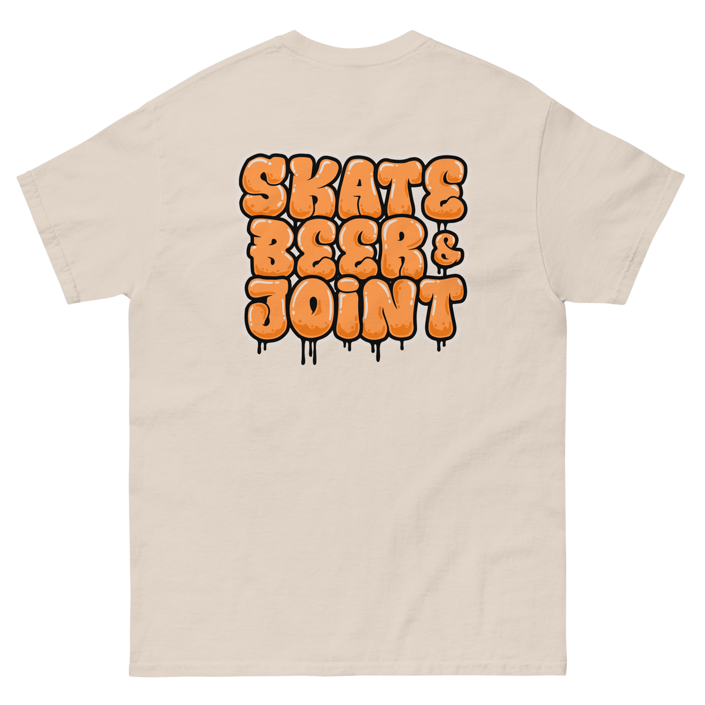 SKATE, BEER AND JOINT (Orange Graffiti)