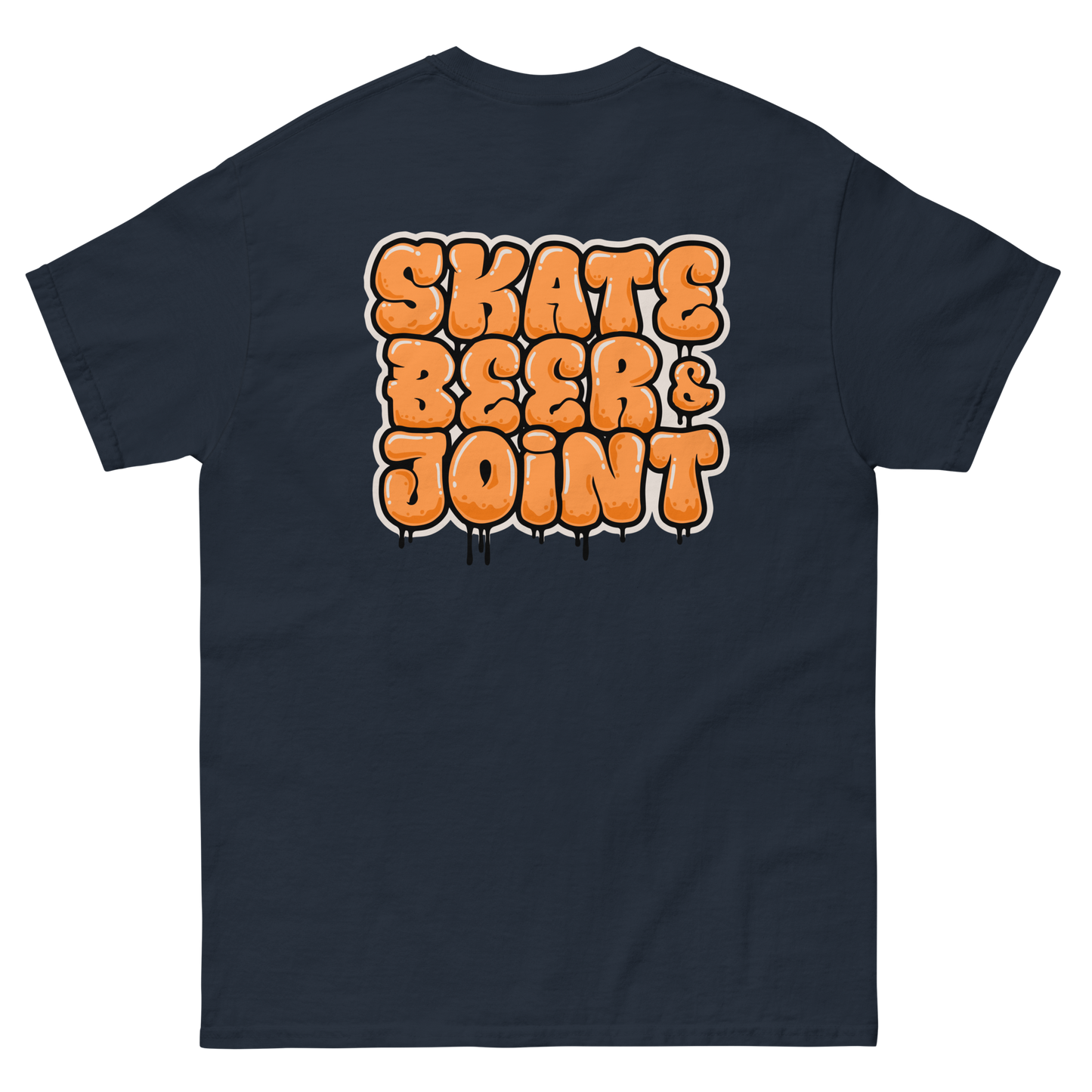 SKATE, BEER AND JOINT (Orange Graffiti)