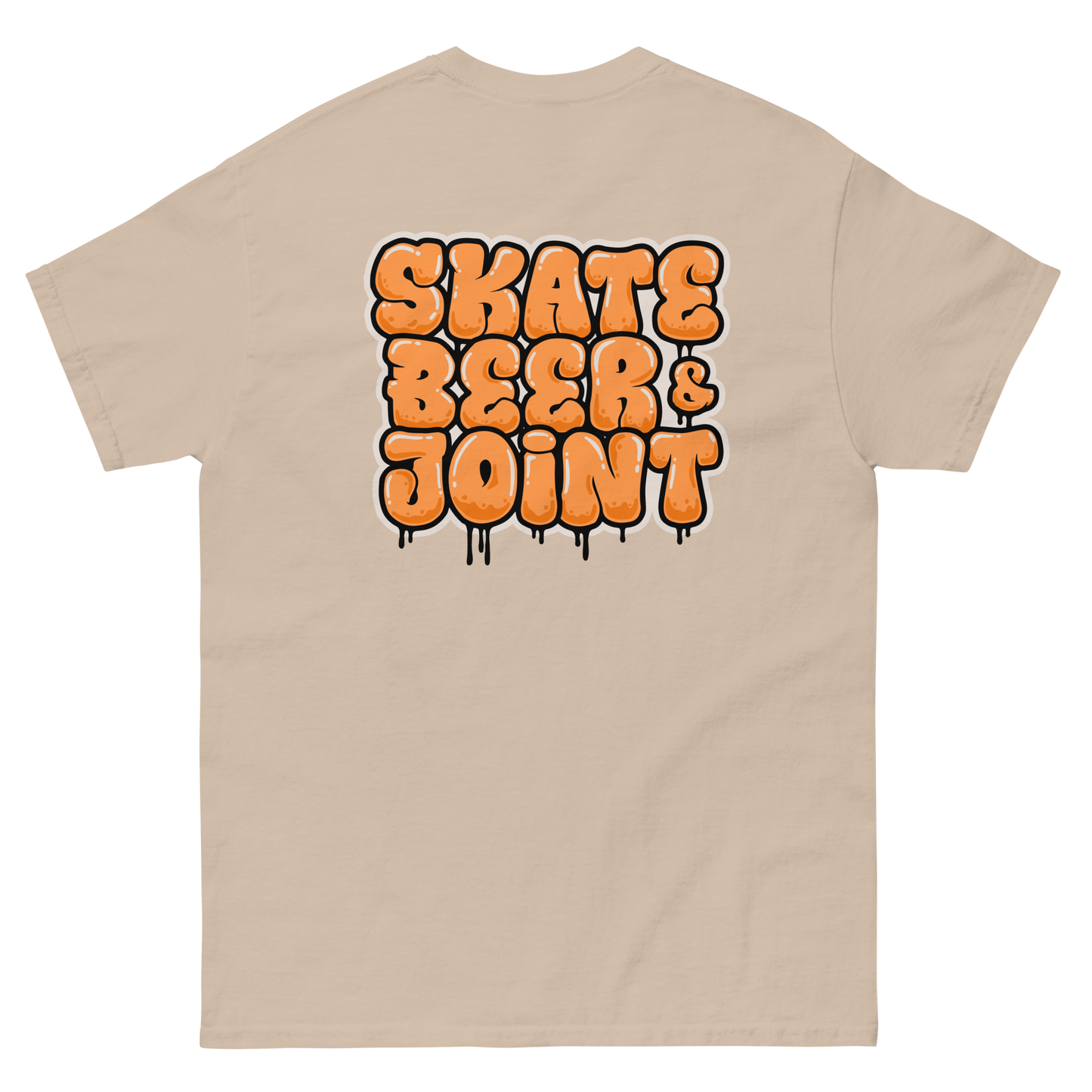 SKATE, BEER AND JOINT (Orange Graffiti)