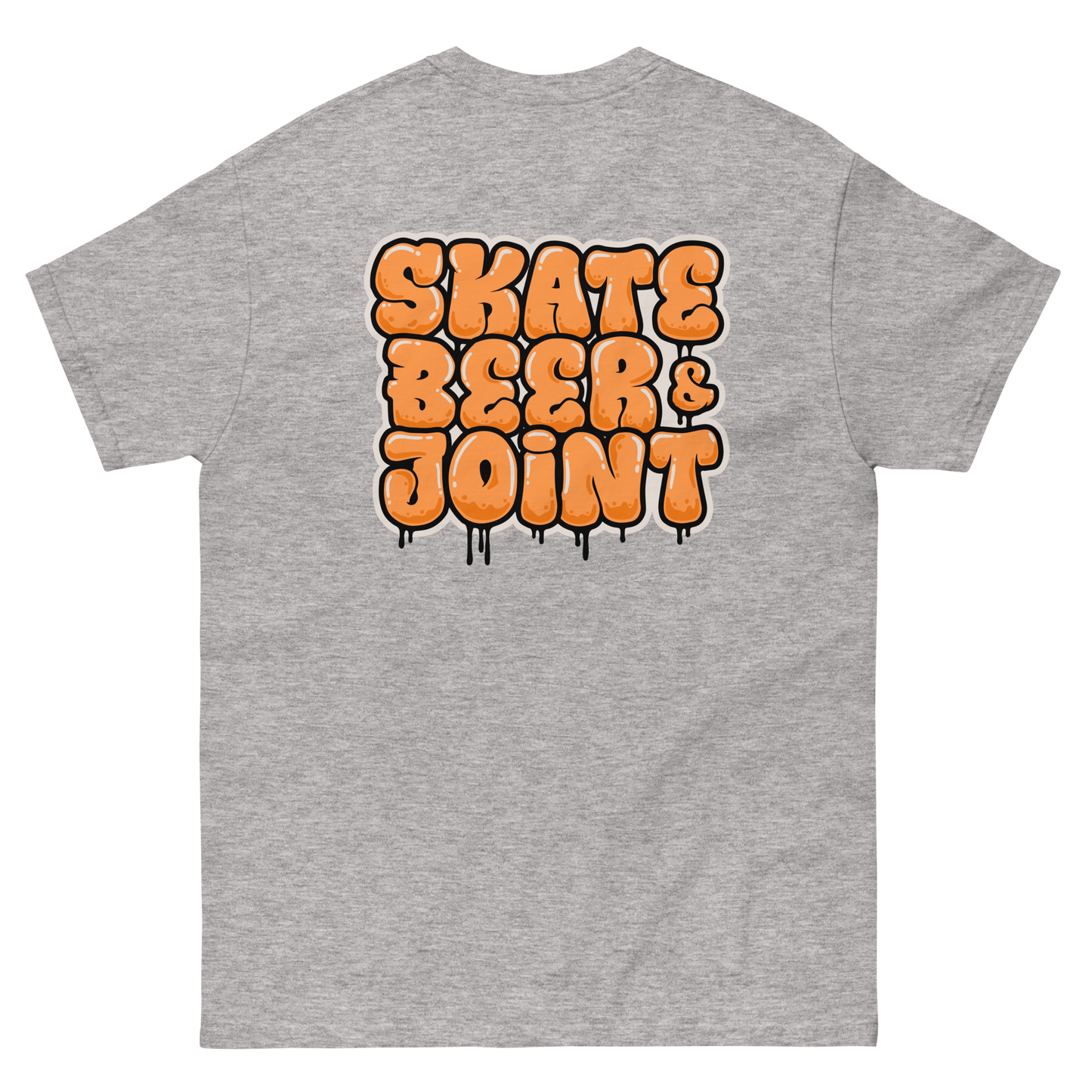 SKATE, BEER AND JOINT (Orange Graffiti)